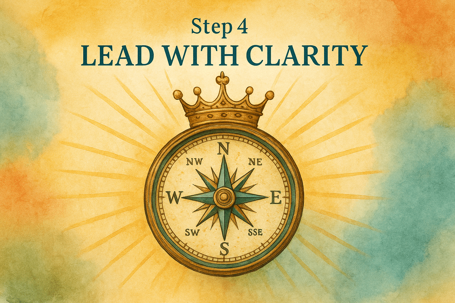 Step 4: Lead with Clarity Step forward with confidence, influencing your world with integrity and love.